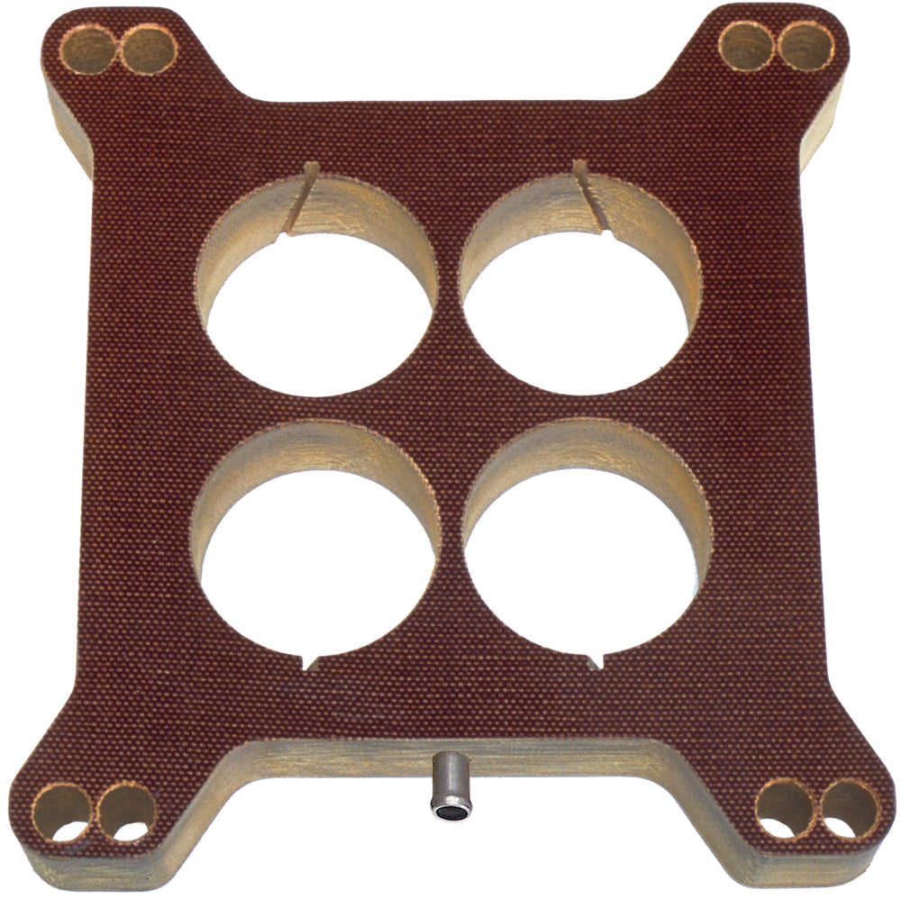 Trans-Dapt Performance 1 In. Holley/Afb 4Bbl With 1/4 In. Pcv- Canvas Phenolic Swirl-Torque Spacer 2550