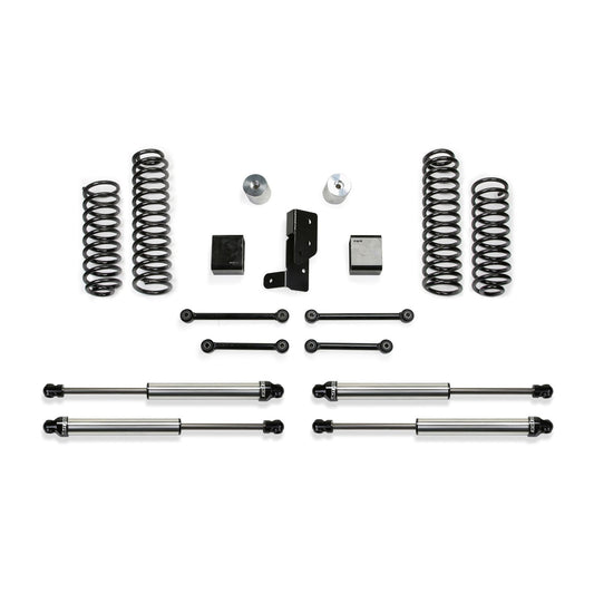 Fabtech 3" SPORT SYSTEM W/ DL SHKS 2018-22 JEEP JL 4-DOOR 4WD K4107DL