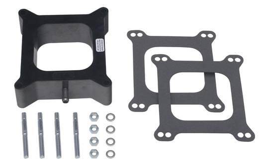 Trans-Dapt Performance 2 In. Holley 4Bbl Spacer With Pcv - Open- Plastic Phenolic Carburetor Spacer 2561