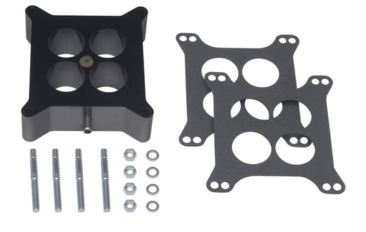 Trans-Dapt Performance 2 In. Holley 4Bbl Spacer With Pcv - Ported- Plastic Phenolic Carburetor Spacer 2562