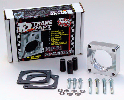 Trans-Dapt Performance TTrans-Dapt Performance Products Smooth-Bore Cast Aluminum Torque-Curve Mpfi Spacer For 1991-06 Jeep Xj/Yj Cherokee With 4.0L; 91-99 Xj/Yj Wrangler With 2.5L 2572
