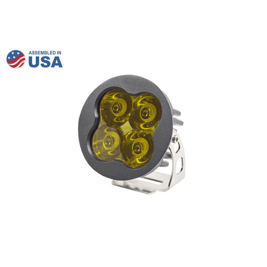 Diode Dynamics - DD6151S - Worklight SS3 Pro Yellow Spot Round (single)