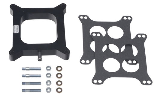Trans-Dapt Performance 1 In. Holley 4Bbl Spacer With Pcv - Open- Plastic Phenolic Carburetor Spacer 2582