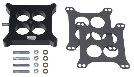 Trans-Dapt Performance 1 In. Holley 4Bbl Spacer With Pcv - Ported- Plastic Phenolic Carburetor Spacer 2584