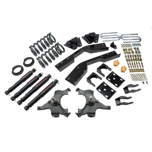 BELLTECH 789ND LOWERING KITS Front And Rear Complete Kit W/ Nitro Drop 2 Shocks 1992-1994 Chevrolet Suburban (2WD 3/4 Ton 6 Lug) 4 in. or 5 in. F/7 in. R drop W/ Nitro Drop II Shocks