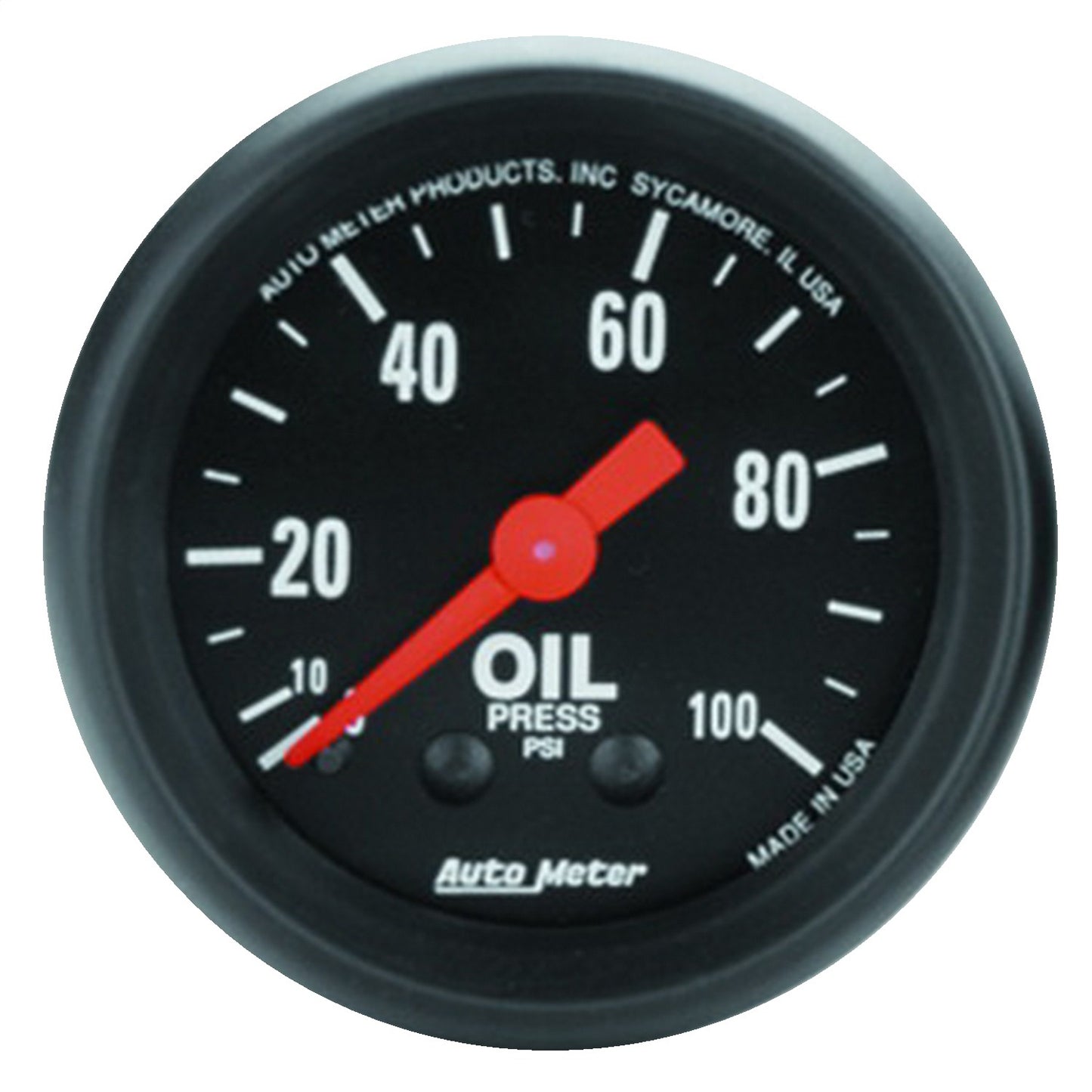 AutoMeter 2-1/16 in. OIL PRESSURE 0-100 PSI Z-SERIES 2604