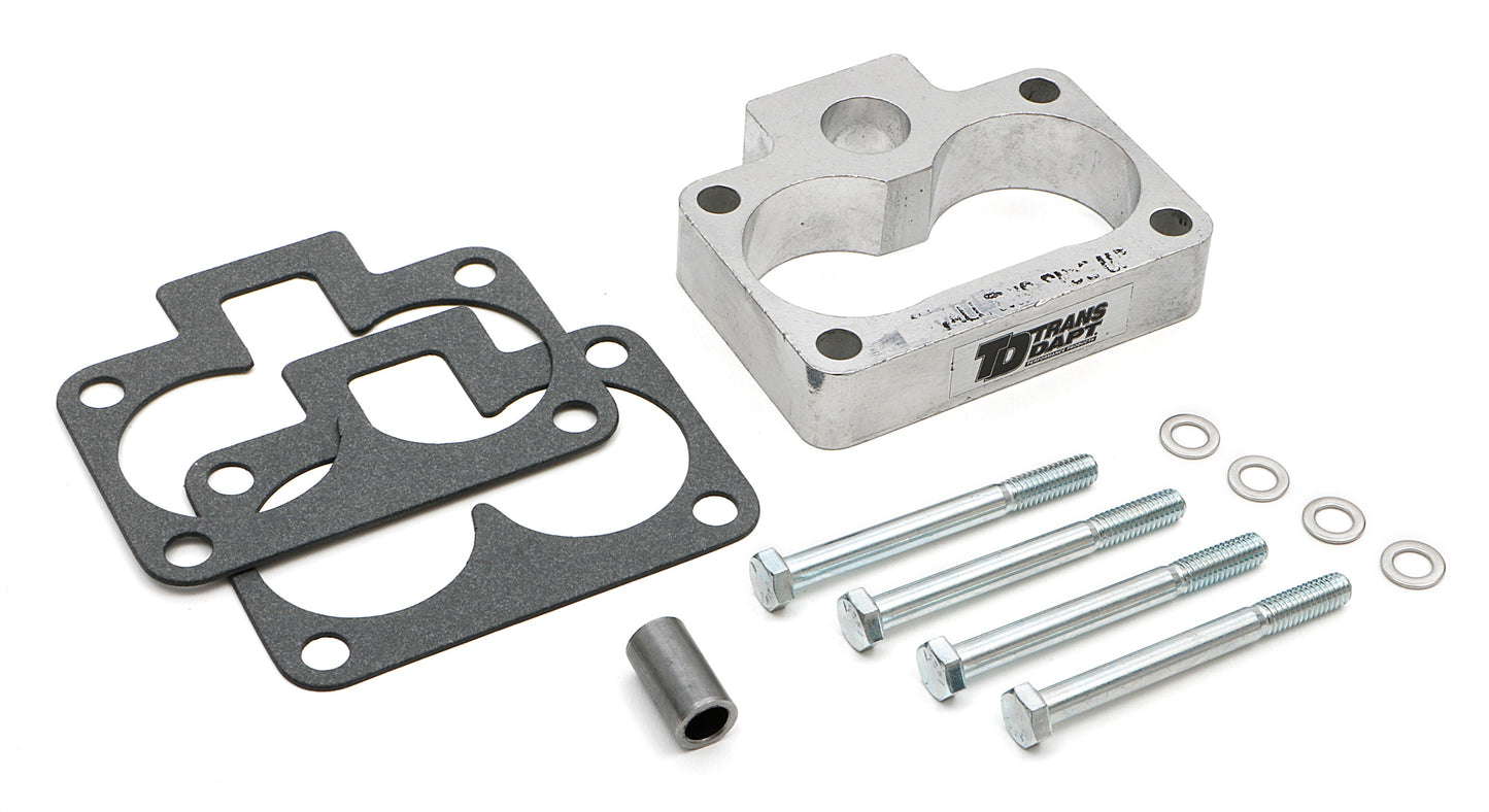 Trans-Dapt Performance Cast Aluminum Wide-Open Mpfi Spacer For 1992-02 Dodge Ram 1500 2500 3500 With 3.9L 5.2L Or 5.9L 2615