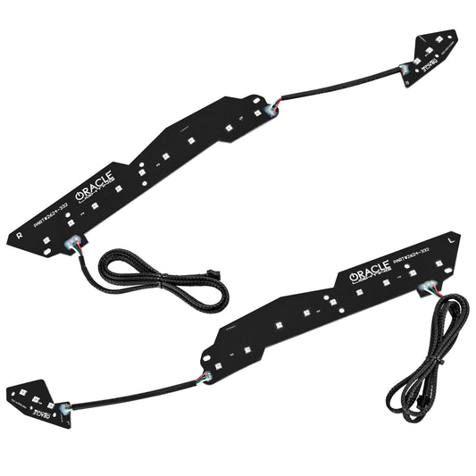 Oracle Lighting 2624-332 - Chevy Corvette C7 ORACLE Dynamic ColorSHIFT DRL w/ Switchback Turn Signals