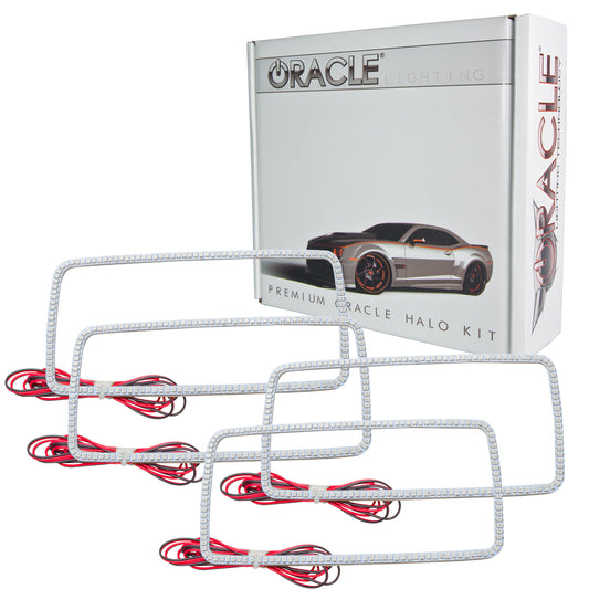 Oracle Lighting 2629-001 - GMC Sierra 2007-2013 ORACLE LED Halo Kit (New Square Ring Design)