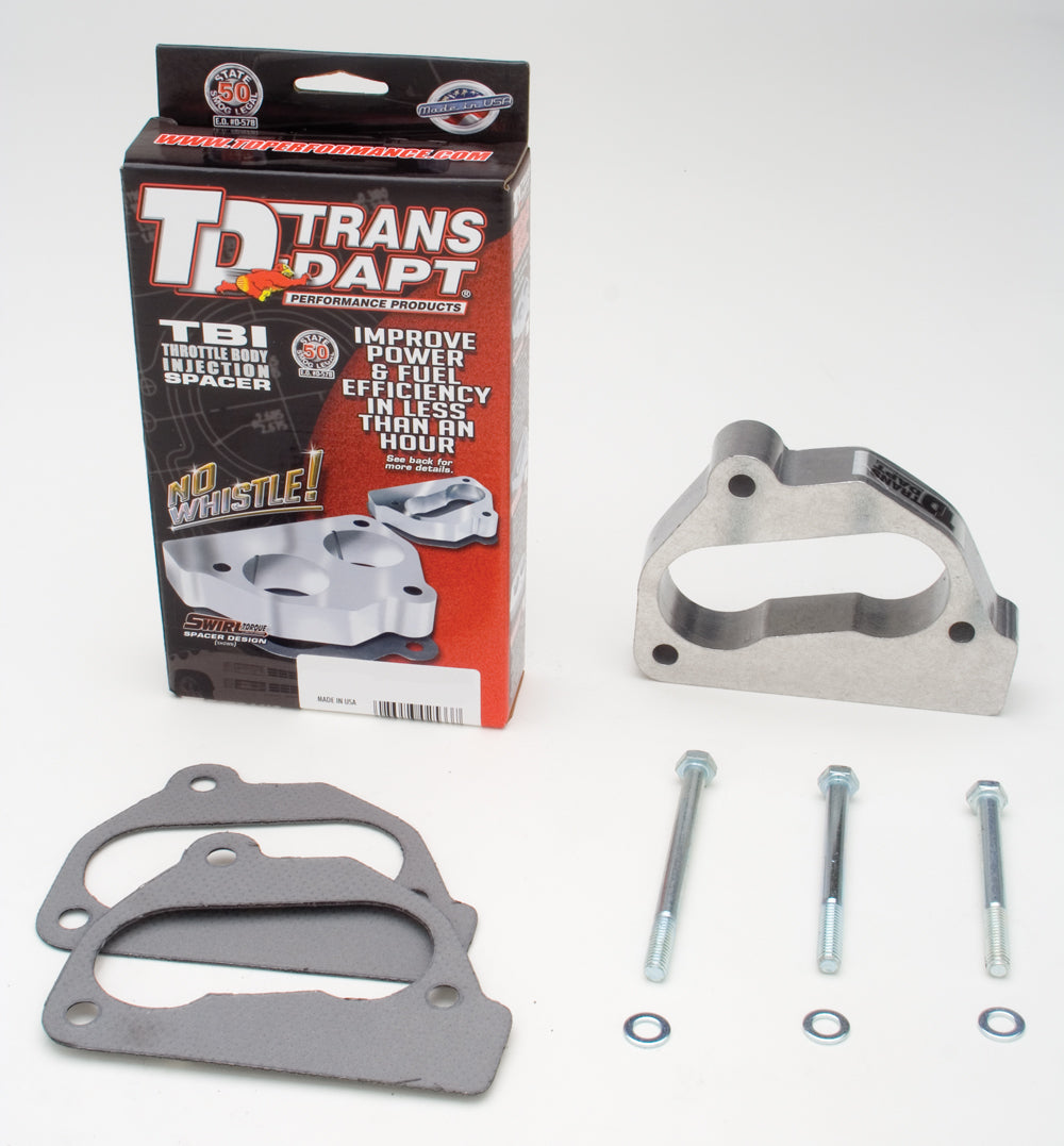Trans-Dapt Performance 1986-91 Chevy/Gmc Trucks And Suvs With 4.3L V6 Or 5.0L 5.7L V8- Wide-Open Throttle Body Spacer; Single Wing Nut Air Cleaner Models 2633