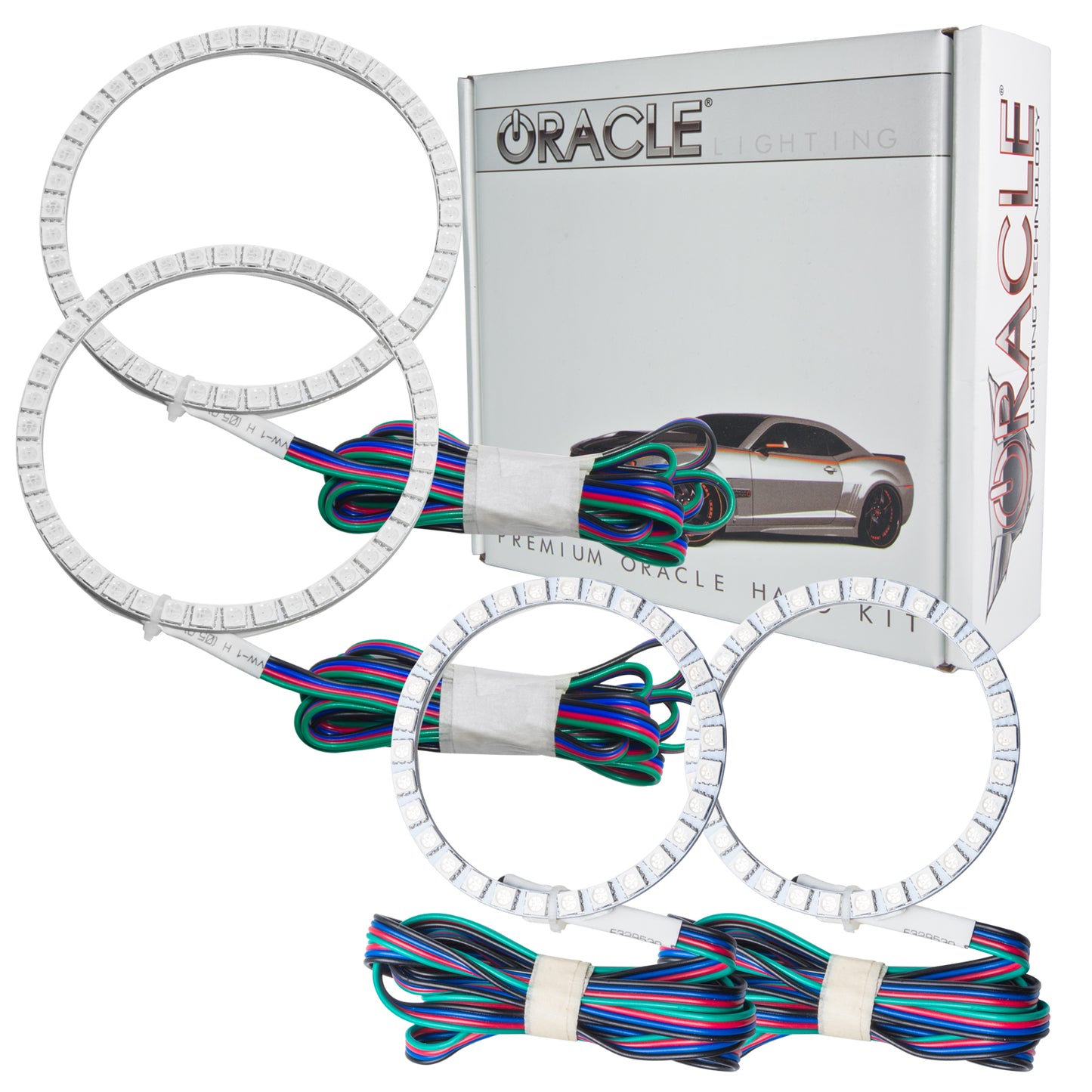 Oracle Lighting 2636-330 - Cadillac CTS-V Sedan 2010-2012 ORACLE ColorSHIFT Halo Kit