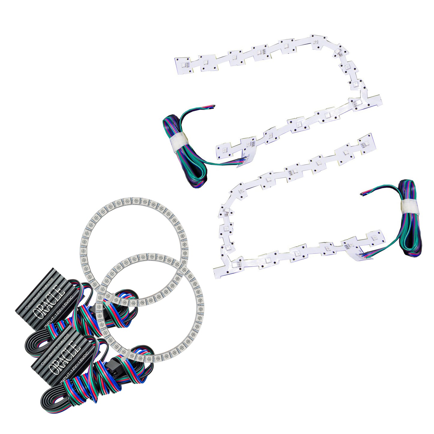 Oracle Lighting 2642-334 - Chrysler 300C 2011-2019 ORACLE ColorSHIFT Halo Kit