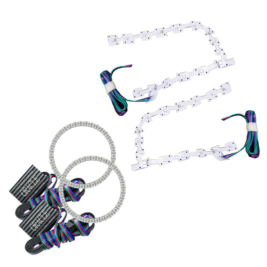 Oracle Lighting 2642-334 - Chrysler 300C 2011-2019 ORACLE ColorSHIFT Halo Kit