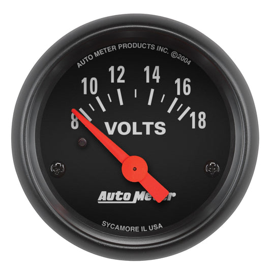 AutoMeter 2-1/16 in. VOLTMETER 8-18V Z-SERIES 2645