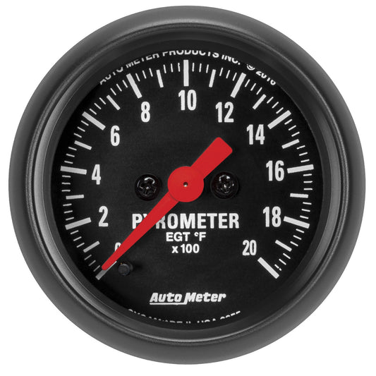 AutoMeter 2-1/16 in. PYROMETER 0-2000 Fahrenheit Z-SERIES 2655