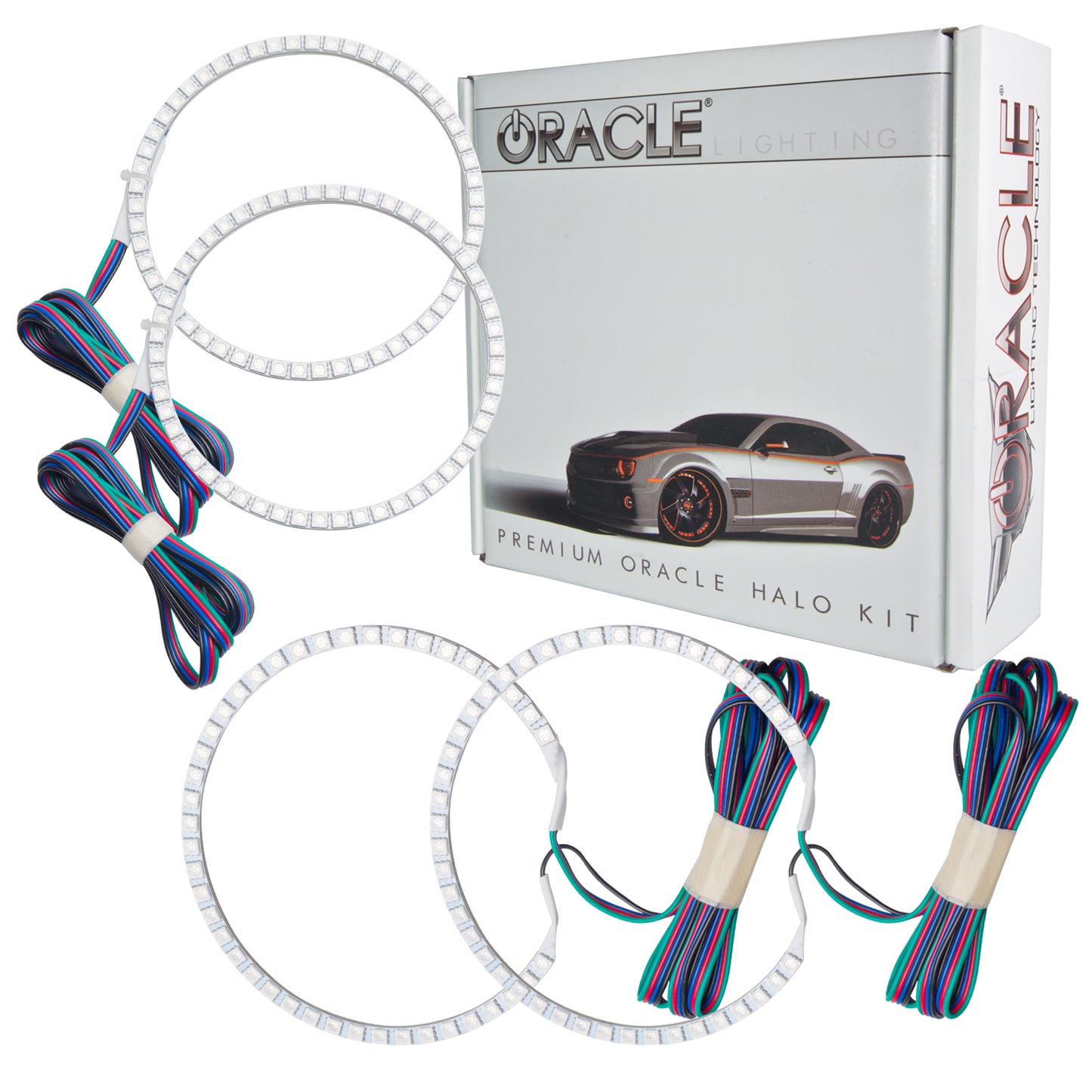 Oracle Lighting 2673-333 - Nissan Armada 2008-2015 ORACLE ColorSHIFT Halo Kit