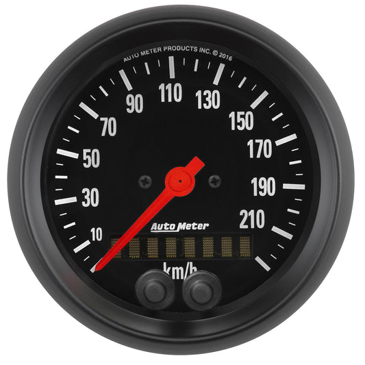 AutoMeter 3-3/8 in. SPEEDO 225 km/h GPS Z-SERIES 2680-M