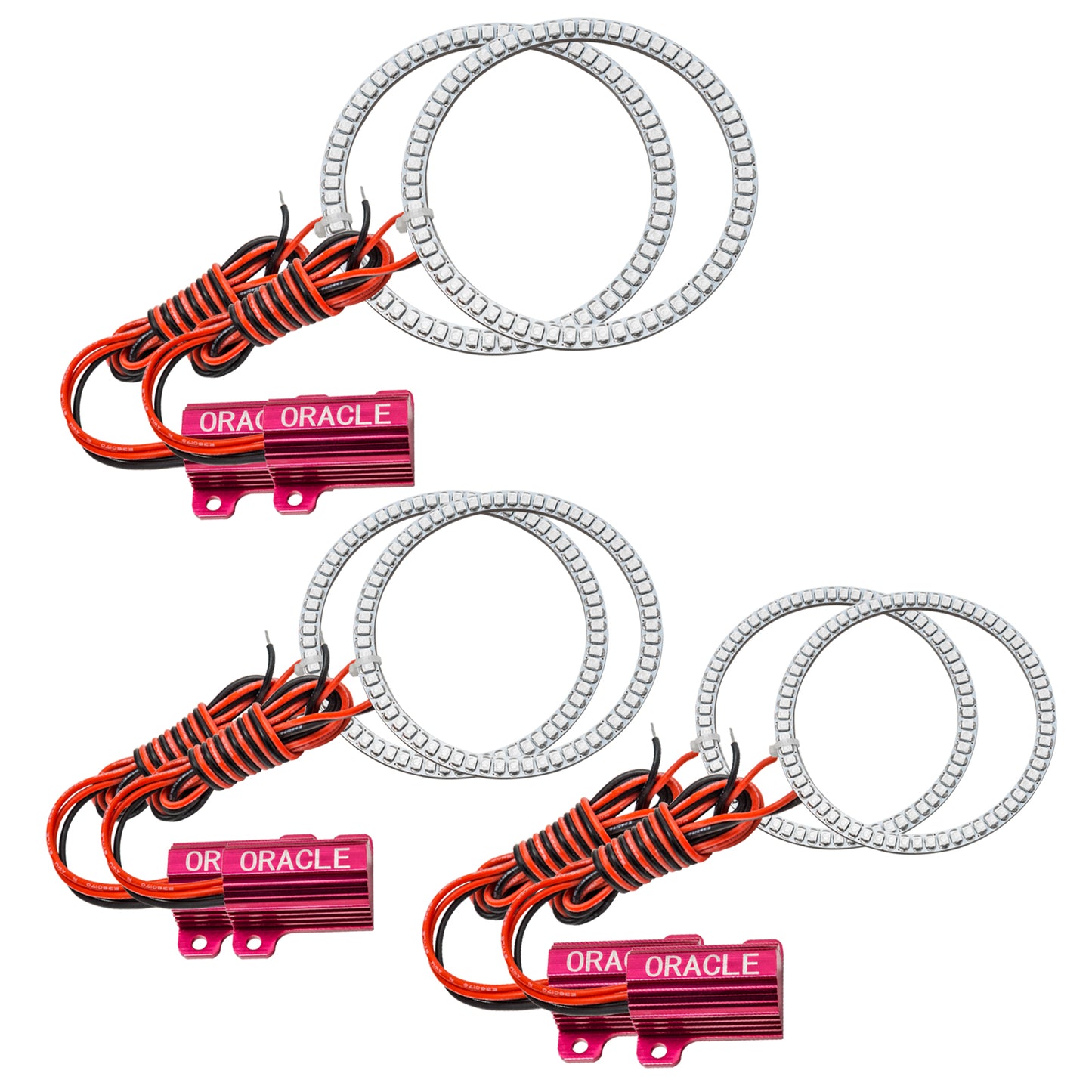 Oracle Lighting 2683T-001 - Chevrolet Corvette C6 2005-2013 ORACLE LED Halo Kit - Triple