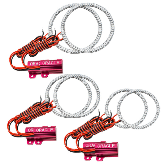 Oracle Lighting 2683T-001 - Chevrolet Corvette C6 2005-2013 ORACLE LED Halo Kit - Triple