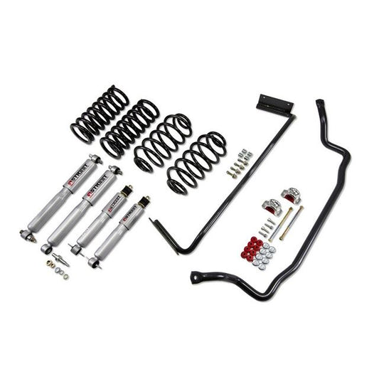 BELLTECH 1729 MUSCLE CAR PERF KIT Complete Kit Inc Front and Rear Springs Street Performance Shocks & Sway bars 1984-1987 Buick Grand National (G-Body) 0 in. F/0 in. R drop