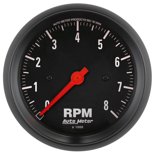 AutoMeter 3-3/8 in. IN-DASH TACHOMETER 0-8000 RPM Z-SERIES 2699