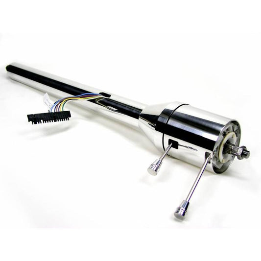 IDIDIT Universal 32" Straight Floor Shift; Polished Aluminum 1020320040