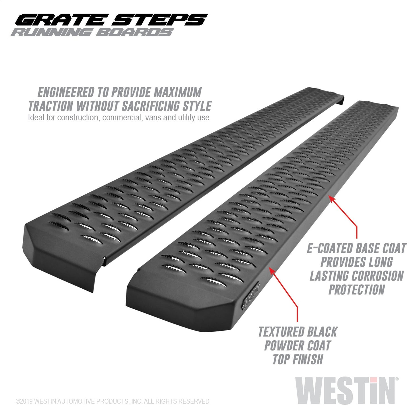 WESTIN Grate Steps Running Boards 27-74715