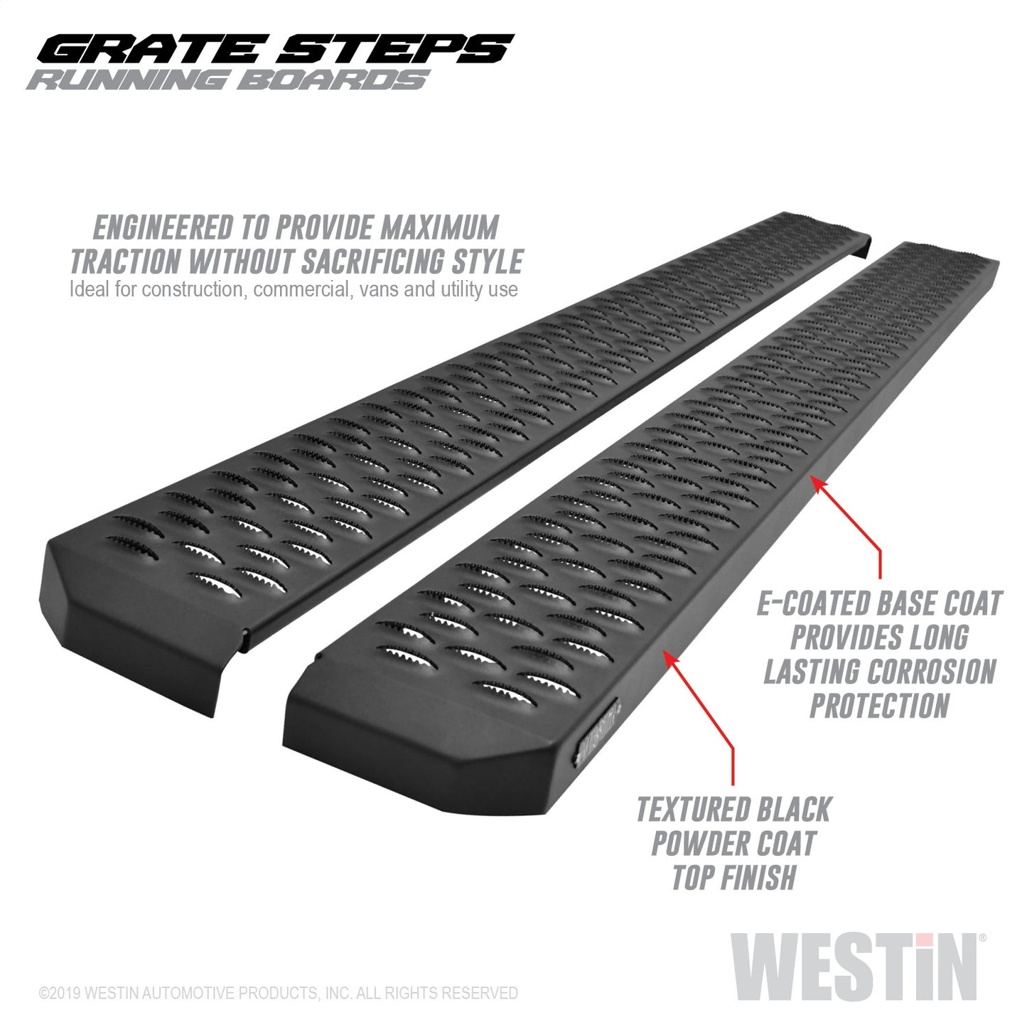 WESTIN Grate Steps Running Boards 27-74725