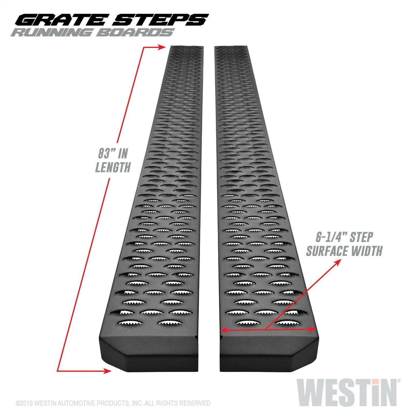 WESTIN Grate Steps Running Boards 27-74765