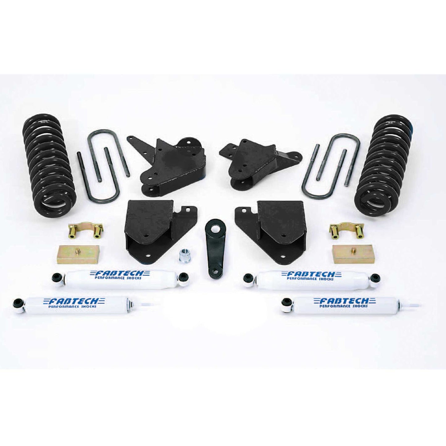 Fabtech 6" BASIC SYS W/PERF SHKS 01-04 FORD F250/350 2WD &00-05 EXCUR 2WD W/GAS & 6.0L D K2098