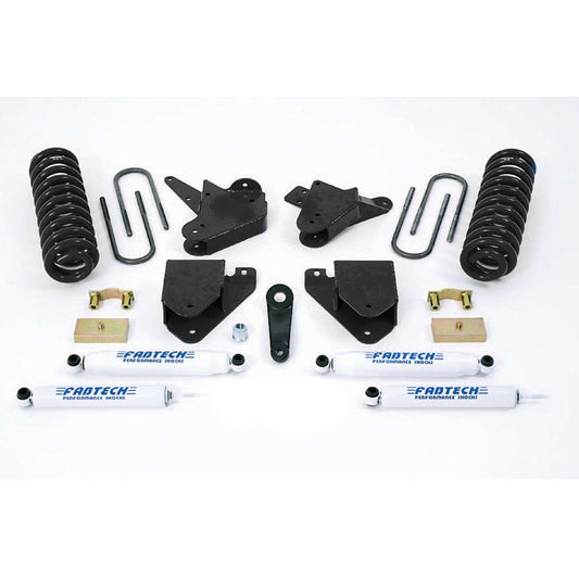 Fabtech 6" BASIC SYS W/PERF SHKS 01-04 FORD F250/350 2WD &00-05 EXCUR 2WD W/GAS & 6.0L D K2098