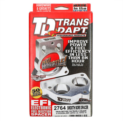 Trans-Dapt Performance 1996-2006 Chevrolet/Gmc Trucks S10 And Blazer S15 And Jimmy Sonoma With 4.3L- Smooth-Bore Mpfi Spacer 2764