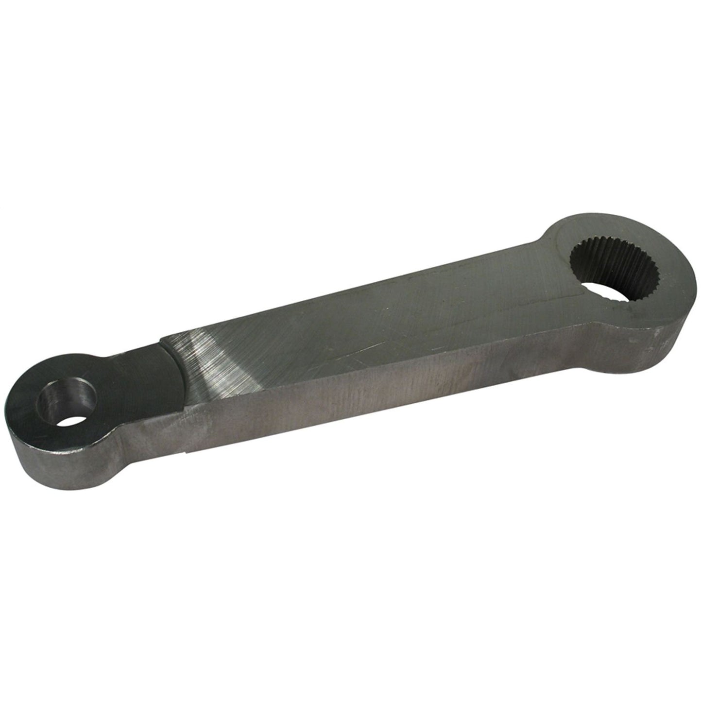 Borgeson - Pitman Arm - P/N: 806018 - Bendable steel pitman arm flat 7 in. between centers. Fits Saginaw 700 power steering boxes.