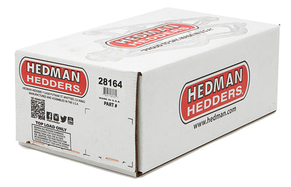 Hedman Hedders STEPPED-UNCOATED HEADERS; 1-5/8 IN. - 1-3/4 IN. TUBE DIA.; 3 IN. COLL.; SHORTY DESIGN 28164