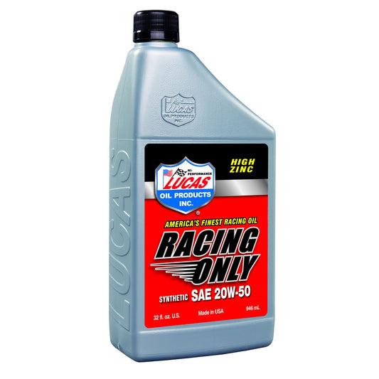 Lucas Oil Products Synthetic SAE 20W-50 Racing Only 10615