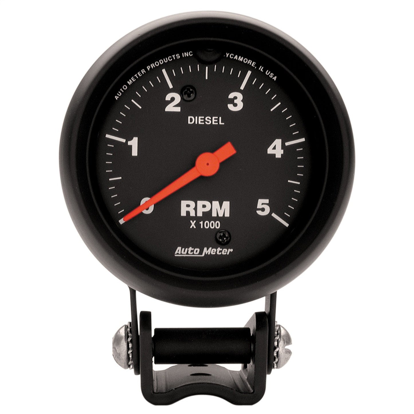 AutoMeter 2-5/8 in. PEDESTAL TACHOMETER 0-5000 RPM Z-SERIES 2888