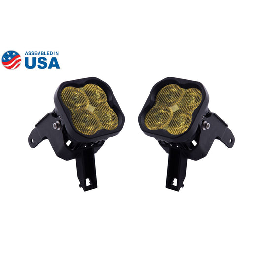 Diode Dynamics - SS3 Type SDX LED Fog Light Kit Sport Yellow SAE Fog DD6541