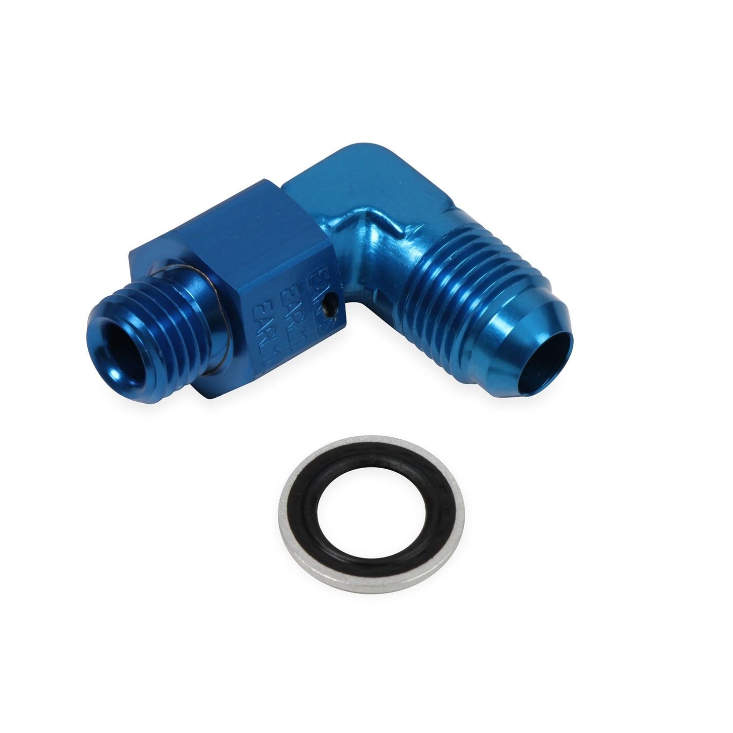 Earls Performance 90 Deg. Aluminum AN to O-Ring Port Swivel Adapter 949092ERL