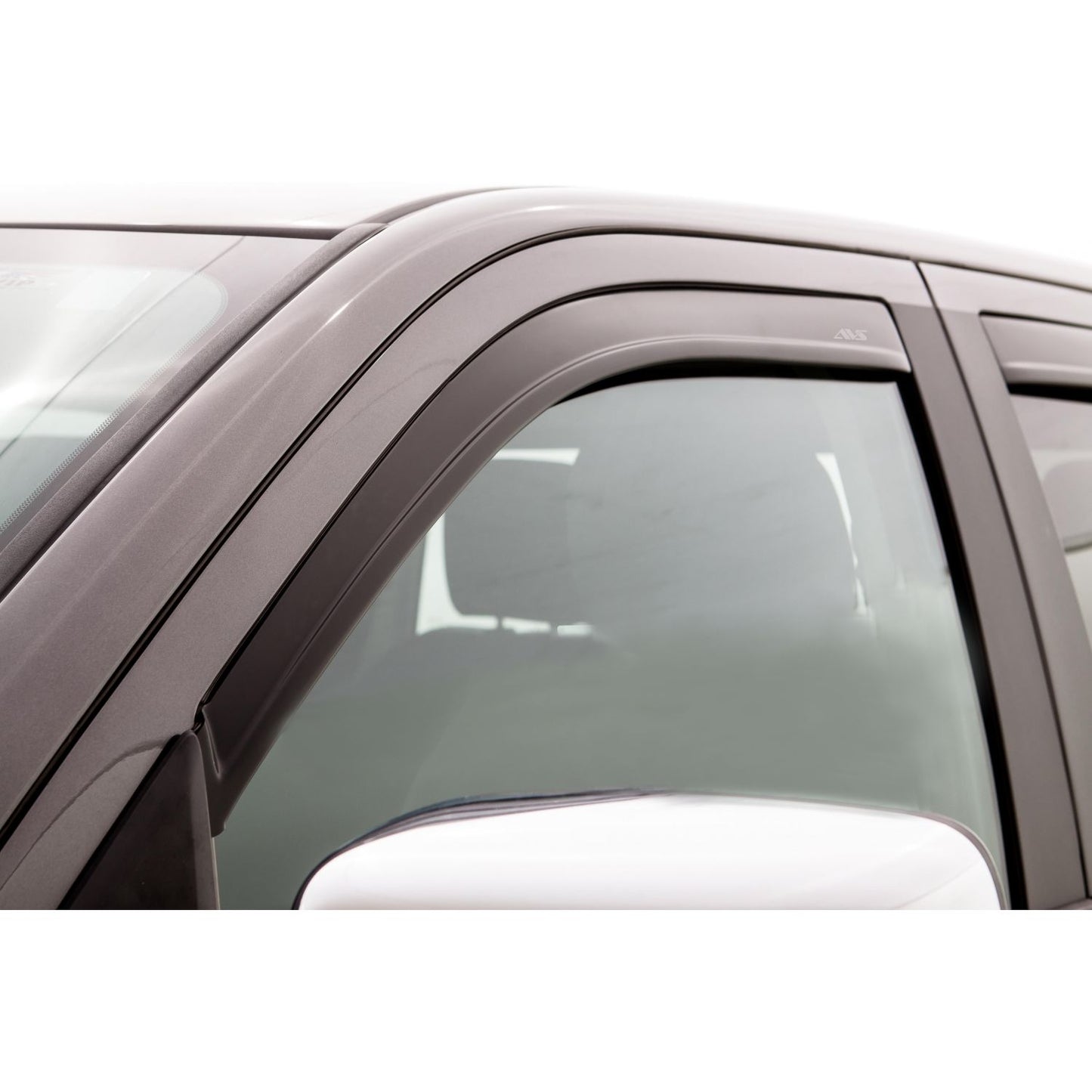 Auto Ventshade 1774003 Low Profile Matte Black Ventvisor Side Window Deflector 4-Piece Set For 2009-2018 Dodge Ram 1500; 2019-2022 Ram 1500 Classic Fits Quad Cab