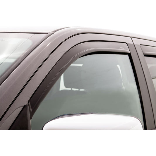 Auto Ventshade 1774003 Low Profile Matte Black Ventvisor Side Window Deflector 4-Piece Set For 2009-2018 Dodge Ram 1500; 2019-2022 Ram 1500 Classic Fits Quad Cab