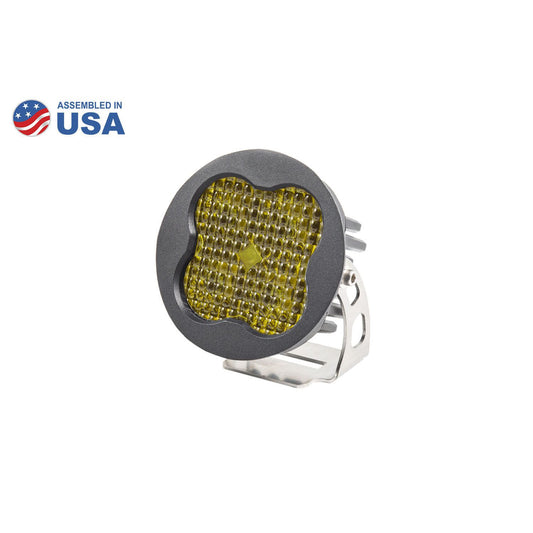 Diode Dynamics - DD6141S - Worklight SS3 Sport Yellow Flood Round (single)