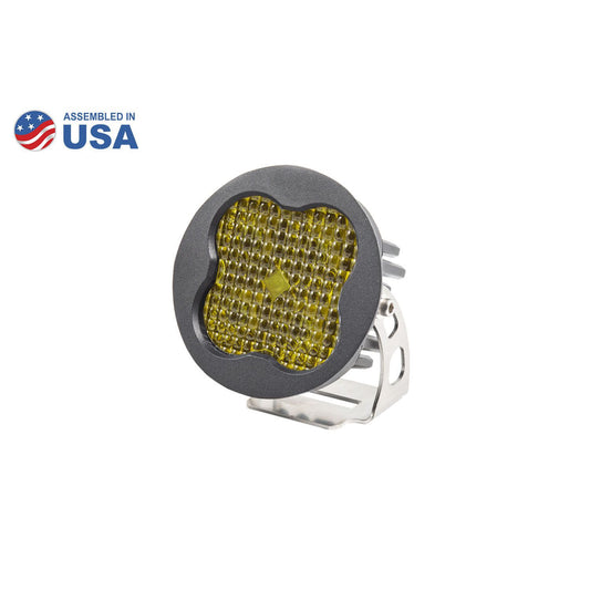 Diode Dynamics - DD6149S - Worklight SS3 Pro Yellow Flood Round (single)