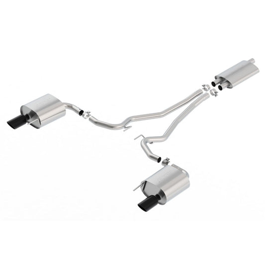 Borla 2015-2019 Ford Mustang 2.3L EcoBoost Cat-Back Exhaust System EC-Type Approved Touring 1014039BC