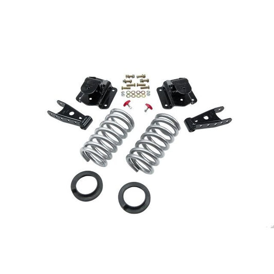 BELLTECH 814 LOWERING KITS Front And Rear Complete Kit W/O Shocks 1994-1999 Dodge Ram 1500 (Std Cab V8 Auto Trans Only) 2 in. or 3 in. F/4 in. R drop W/O Shocks