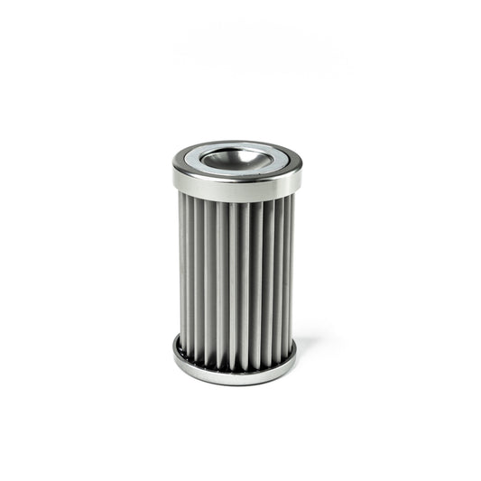 Deatschwerks In-line fuel filter element, stainless steel 5 micron. Fits DW 110mm housing. Universal DEW-8-02-110-005