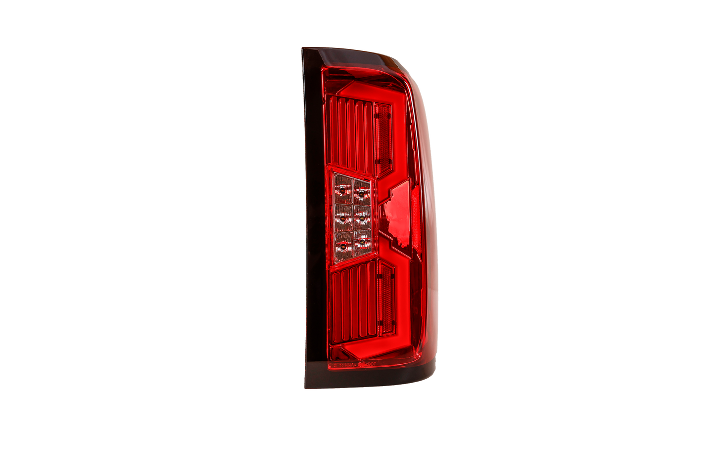 RENEGADE 2014-2018 Chevy Silverado 1500, 2500, 3500 LED Sequential Tail light WINJET-CTRNG0686-BS-SQ