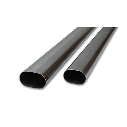 Vibrant Performance - 13182 - Straight Oval Tubing 3 in. O.D. - 5 feet long