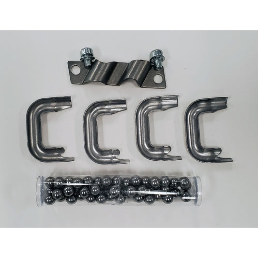 Rebuild kit for Saginaw 525 series 16:1 ratio manual steering box worm assembly.