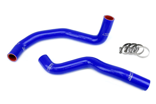 HPS Performance High Temp 3-ply Reinforced Silicone Replaces OEM Rubber Radiator Coolant Hoses 57-1967-BLUE