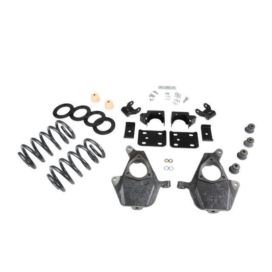 BELLTECH 644 LOWERING KITS Front And Rear Complete Kit W/O Shocks 2007-2013 Chevrolet Silverado/Sierra (Std Cab) 3 in. or 4 in. F/7 in. R drop W/O Shocks